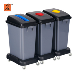 Y5540B 60L Recycling Dustbin with Wheelbase