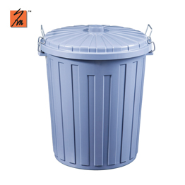 Y5549L 73L Round Trash Bin with Lid